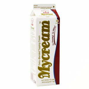 Suministro Directo de Fábrica HALAL OEM/ODM Crema No Láctea de Alta Calidad para Uso en Panadería Mycream Ivory Blended Topping Creamer 1KG Precio Especial - Product Image 1