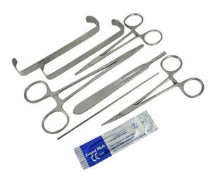 ชุดอุปกรณ์ผ่าตัดแบบใช้มือ 18 ชิ้น สำหรับนักศึกษาแพทย์ ชุดผ่าตัดศึกษากายวิภาคของกบและแมลง ชุดเครื่องมือผ่าตัดพื้นฐาน มีดผ่าตัด - Product Image 4