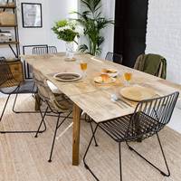 Table à manger en bois de manguier Vandana Nimbus Novara