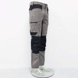 Pantalones de Trabajo Ligeros de Alta Visibilidad para Hombre, Paneles Reflectantes, Ecológicos, Transpirables, Cierre con Cordón de Spandex/Algodón - Product Image 4