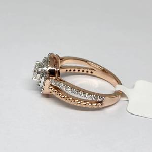 Anillo de Compromiso Solitario de Diamante Cultivado en Laboratorio, Oro Rosa de 14K, Diseño de Marca, Certificado IGI, 0.31 CT, Chapado en Rodio, G-H, para Mujer - Product Image 3
