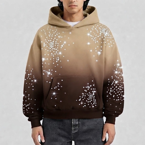 New Arrival Custom Design <b>Rhinestone</b> <b>Hoodies</b> Available All Color And Size High Quality Oversized Heavyweight <b>Rhinestone</b> <b>Hoodies</b> - Product Image 1