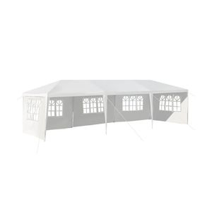 Tente de mariage et de fête de 10 x 30 pieds avec 5 parois latérales amovibles - Product Image 1