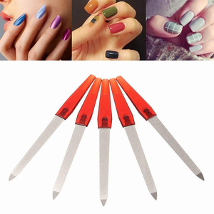 ตะไบเล็บด้ามจับสีแดงแบบสองด้าน ใช้ซ้ำได้ สำหรับดูแลผิว - Product Image 5