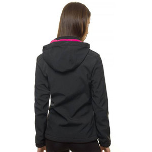 Most Popular OEM ODM Outdoor Women Waterproof Hooded Fleece Rain Hunting Softshell Jacket for Sale - Product Image 3