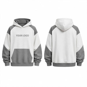Sudadera con Capucha Unisex de Manga Raglán, Color Sólido, Diseño con Bolsillo, Impresión por Transferencia de Calor, Ropa Casual de Otoño, Corte Regular - Product Image 1
