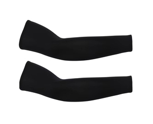 Manchon de bras unisexe noir anti-UV, ajustement sans couture pour adultes, utilisation en extérieur et cyclisme - Product Image 1