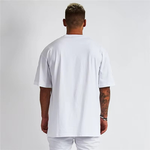 Men's T Shirt Custom Logo Manufacturer Streetwear Oversized Crew Neck Tee <b>Top</b> Cotton Heavy Weight T-Shirt for Men High Quality - Product Image 5