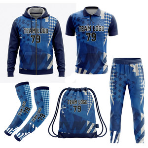 Conjunto Deportivo para E-Sports, Jersey Sublimado Personalizado, Sudadera con Capucha, Pantalones, Mangas para Brazos, Bolsa, Logotipo del Equipo, 49 Colores Degradados, Secado Rápido, Unisex, Adulto - Product Image 5