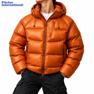 Custom mens winter <b>coat</b> factory for fashion startups developing private label <b>padded</b> outerwear collections - Product Image 4