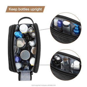 Sacs à cosmétiques portables imperméables en polyester écologique avec fermeture éclair et motif bonbons pour le voyage/le rangement – Vente en gros - Product Image 2