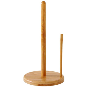 Modern Solid Wood <b>Paper</b> Towel Holder Eco-Friendly <b>Kitchen</b> Roll Stand With Weighted Base Modern Tissue For Home Restaurant Decor - Product Image 2