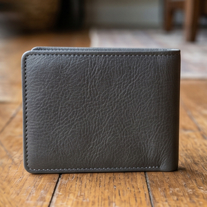 Portefeuilles en cuir de mode en gros, style vintage avec gaufrage, fermeture pliante, portefeuille court, sac à main en cuir unisexe - Product Image 3