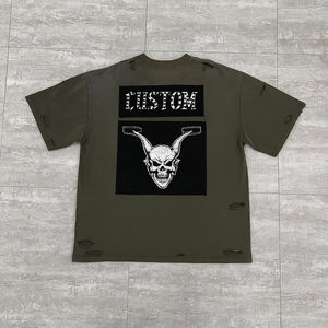 Fabricant de vêtements pour hommes, impression personnalisée selon votre propre design, t-shirts 100% coton pour hommes, coupe classique, meilleurs t-shirts imprimés - Product Image 4