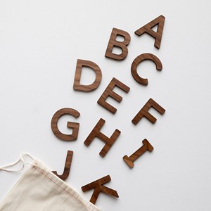Chiffres et lettres en bois, bois durable, chiffres et lettres pour décoration murale, prix le plus bas, qualité supérieure - Product Image 2