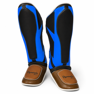 New Arrival High Quality Leather Shin Guards Professional Protection Hook and Loop Closure Latest Design Leather Made Shin Guard - Product Image 5