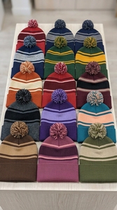 Premium Soft Winter <b>Beanies</b> Cup Shape Unisex Knitted Breathable <b>Waterproof</b> 3D Embroidery Striped Warm Stretch Comfortable Casual - Product Image 6