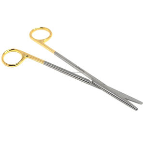 Tijeras TC Metzenbaum Rectas de 7 Pulgadas con Mango Dorado, Instrumento Quirúrgico Veterinario Manual Premium Duradero de Acero Inoxidable OEM ODM - Product Image 2