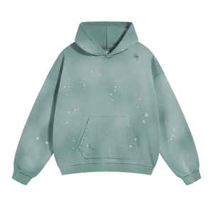 Custom Acid Wash Pullover Hoodie Premium Cotton Fleece Oversized Vintage Streetwear Unisex Eco-Friendly - Product Image 1