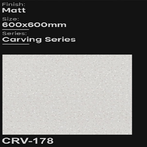 กระเบื้องพอร์ซเลนแกะสลักลายหรูหรา พรีเมียม คุณภาพสูง กันลื่น ทนทานต่อการสึกหรอ CLAYTON CERAMIC ขนาด 600x600 มม. สำหรับปูพื้น - Product Image 3