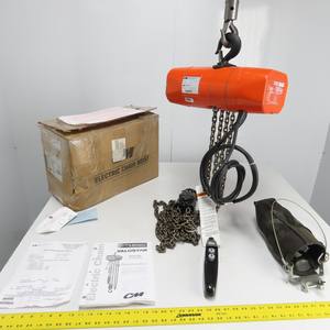 Nuevo Polipasto Eléctrico de Cadena Valustar de 1 Tonelada (2000 LB) Más Vendido, Elevación de 10' (3m), 8 FPM, 240/480V - Product Image 2