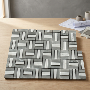 Peel and Stick Luxury Glass Mosaic Backsplash Porcelain Wall Tiles for Home Decoration Mosaic Ceramic Wall <b>Mirror</b> Tiles 10x10mm - Product Image 3