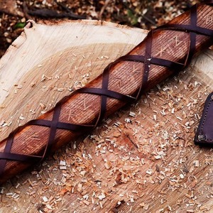 Custom Outdoor Handmade <b>Viking</b> <b>Axe</b> with Wooden Handle for Camping and Bushcraft Industrial & DIY Grade <b>Axe</b> - Product Image 3