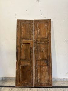 Paneles de Puerta de Madera Maciza Antiguos con Marco Tallado a Mano, Ecológicos, para Dormitorio, Sala de Estar, Muebles para el Hogar - Product Image 6