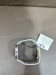 Montre de luxe minimaliste en acier inoxydable avec cadran rond et lunette sertie de diamants Moissanite VVS, montre élégante et fine pour homme et femme - Product Image 4