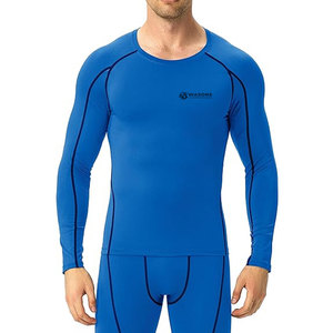 Chemise de compression d'entraînement pour hommes, légère, coupe ajustée, idéale pour la salle de sport et les activités sportives en plein air - Product Image 1
