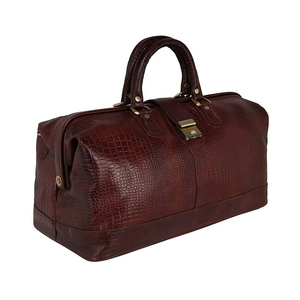 Bolsos de cuero de lujo, genuinos, de cocodrilo y veganos, bolsos de mano, de viaje, de golf y de aseo para hombres. - Product Image 1