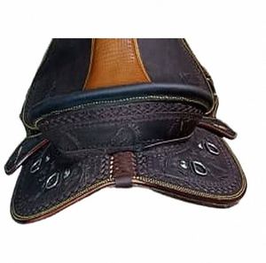 Silla de montar duradera para caballo, ajuste personalizado, para uso en ranchos, para trabajo en ranchos y equitación al aire libre, al mejor precio. - Product Image 2