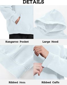 Sweat à capuche tendance pour homme grande taille, coupe oversize, 3XL 4XL 5XL, en polaire épaisse, chaud pour l'hiver, style streetwear décontracté - Product Image 6