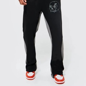 Conjunto Deportivo para Hombre, Sudadera con Capucha Negra, Pantalones Jogger, Color Sólido, Ropa Deportiva Informal, Transpirable, de Poliéster, Dos Piezas - Product Image 5
