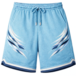 Shorts de sport légers en maille pour hommes, coupe décontractée, pour la salle de sport, l'entraînement, la course à pied, le fitness, pantalon respirant à séchage rapide - Product Image 3