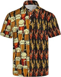 Chemise décontractée à manches courtes respirante pour homme, style original, idéale pour les fêtes et la plage - Product Image 1