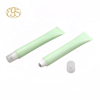 Emballage de voyage de 25ml contenant de lotion pour le corps avec capuchon rabattable tube de compression doux cosmétique tube déposable écologique en plastique