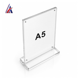 Soporte de acrílico magnético A5 para mesa, marco transparente para menú, expositor de doble cara para escritorio, el más vendido en Malasia - Product Image 4