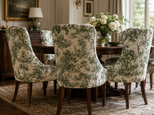 Woodland <b>Toile</b> Scenic Printed Upholstery <b>Fabric</b> By The Yard Rustic Forest Landscape Botanical Nature Pattern Textile for Decor - Product Image 4
