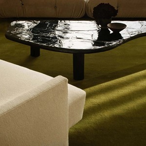 Luxury Olive Green Plush Handloomed & Hand Tufted Carpet Modern Solid Area Rug Soft Minimal Bedroom Living Room <b>Floor</b> Decor Rug - Product Image 5