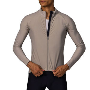 Maillot de cyclisme personnalisé léger à manches longues et fermeture éclair intégrale pour homme 2026 – Créez votre propre haut de course - Product Image 3
