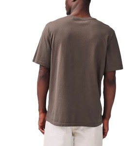 T-shirts décontractés pour hommes, coupe classique, col rond, 100% coton, manches courtes, respirants, séchage rapide - Impression personnalisable, couleurs foncées - Product Image 2