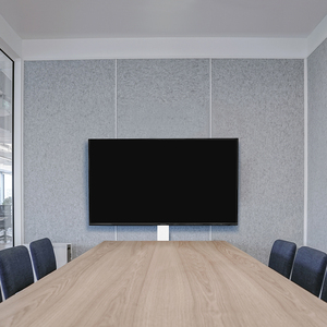 [EDGEWALL] Modern Floor Mount <b>TV</b> <b>Stand</b> for 32-75 Inch Screens Minimalist Design Metal Base Living Room Furniture - Product Image 3