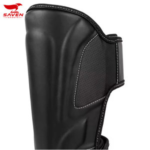 Protège-tibias en néoprène de qualité professionnelle pour le sport, les arts martiaux, la boxe, le Muay Thai, le MMA, le Taekwondo - Product Image 2