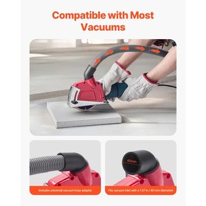 Guarnizioni di bloccaggio universali 4-5 regolabili per smerigliatrici angolari con protezione antipolvere per il taglio - Product Image 4