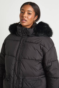 Chaqueta Acolchada de Lona Tejida de Invierno para Mujer, Personalizada, Transpirable, Tallas Grandes, Suministro al por Mayor - Product Image 6