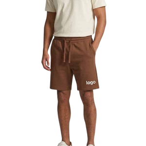 Pantalones Cortos de Hombre Personalizados con Logotipo, 100% Algodón Tejido, Cintura Media, Antiarrugas, Servicio OEM, Casuales, con Cordón Ajustable - Product Image 2