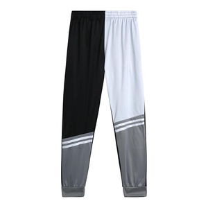 Black <b>White</b> Color Block Zip Front Kids Tracksuits Breathable Performance Fabric Elastic <b>Joggers</b> Lightweight Kids Tracksuits - Product Image 3