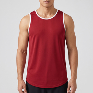 Camiseta sin mangas para hombre, ropa de gimnasio, camiseta deportiva de secado rápido, camiseta sin mangas para hombre, chaleco de gimnasio - Product Image 6