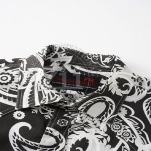 Vêtements ignifuges et réfléchissants haute visibilité de style floral noir et blanc 7,5 oz pour le secteur pétrolier, gazier et électrique - Product Image 3